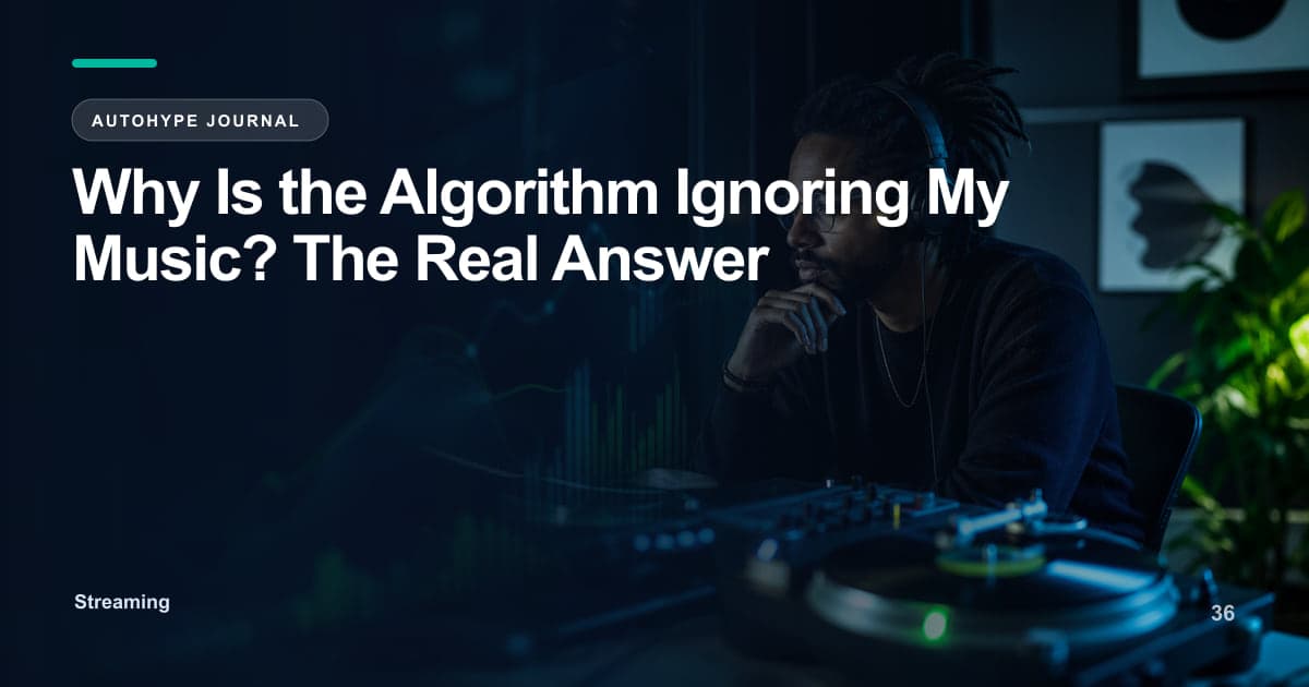 Why the Algorithm Is Ignoring Your Music (And the Fix)