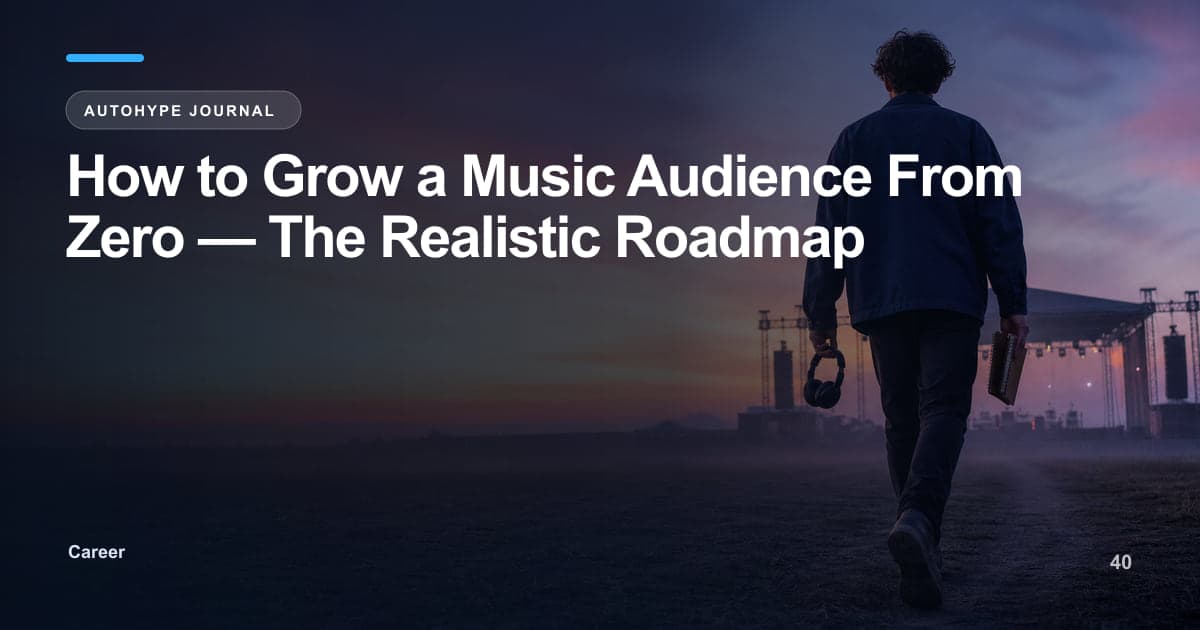 How to Grow a Music Audience From Zero — Step by Step
