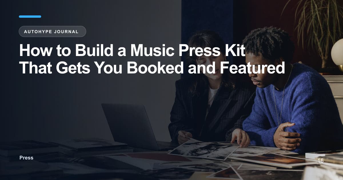 How to Build a Music Press Kit in 2026 — The Complete Guide