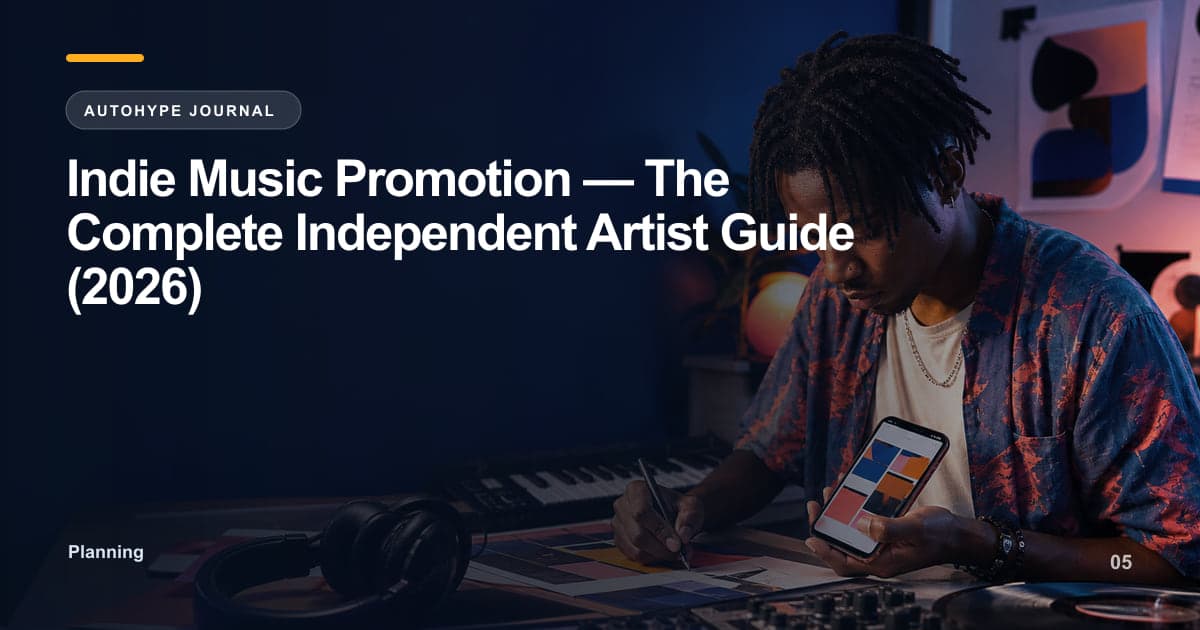 Indie Music Promotion — What Actually Works for Independent Artists in 2026
