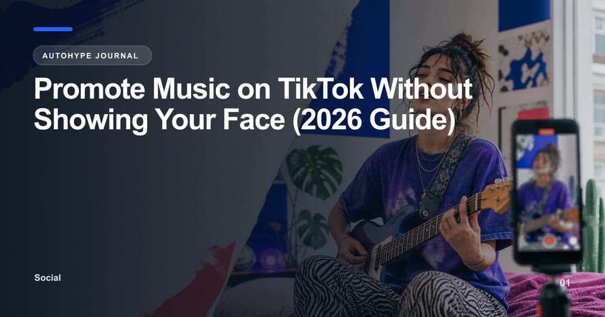 How to Promote Your Music on TikTok Without Showing Your Face