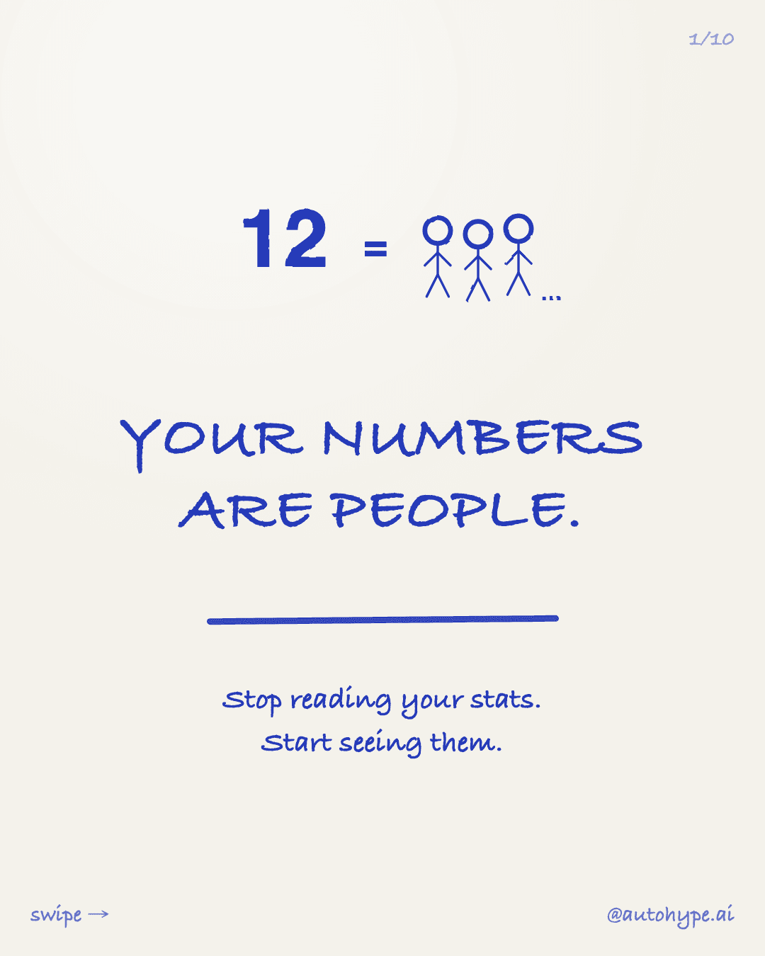 Your Numbers Are People: What "Only" 12 Streams Actually Means