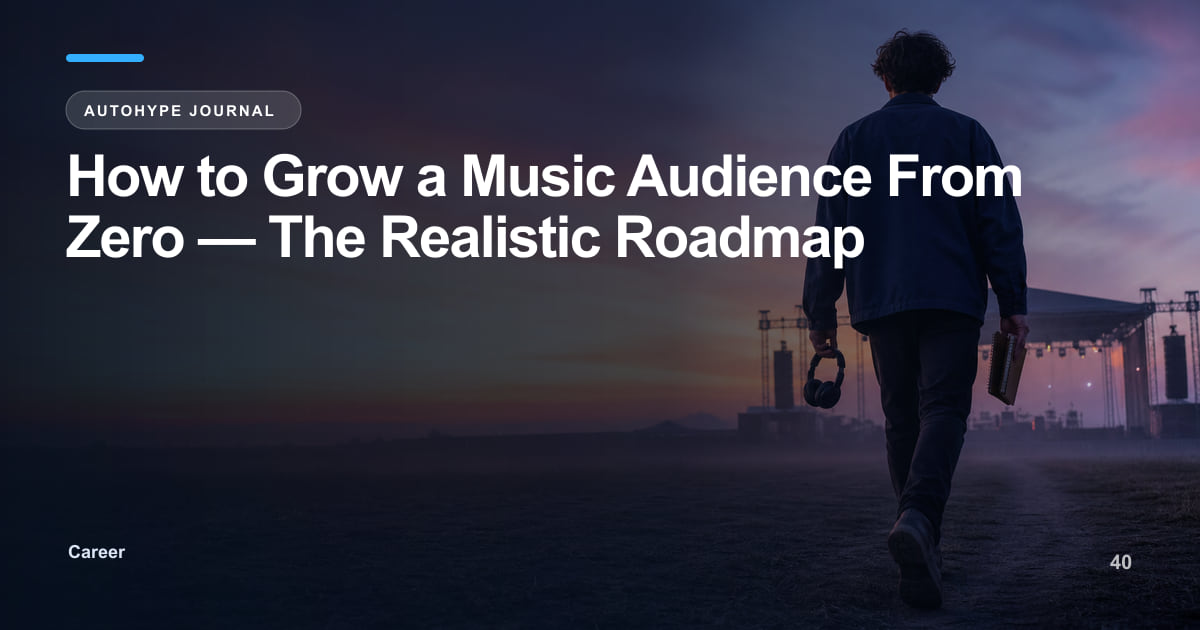 How to Grow a Music Audience From Zero — Step by Step