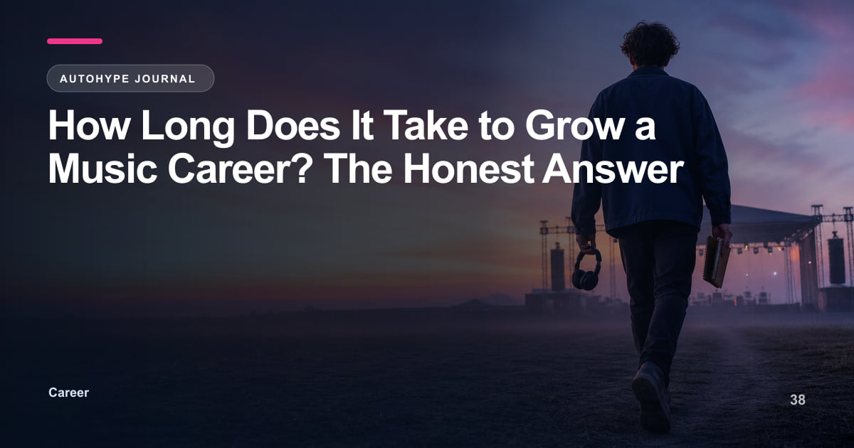 How Long Does It Take to Grow a Music Career? The Honest Timeline
