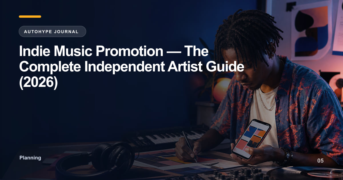 Indie Music Promotion — What Actually Works for Independent Artists in 2026