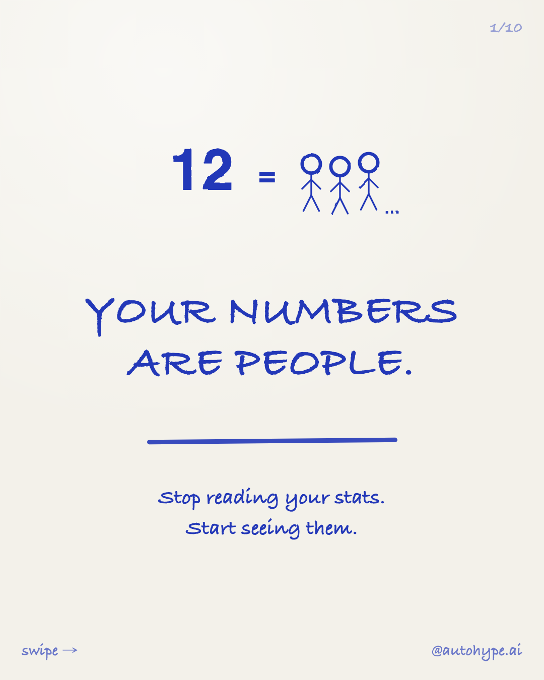 Your Numbers Are People: What "Only" 12 Streams Actually Means
