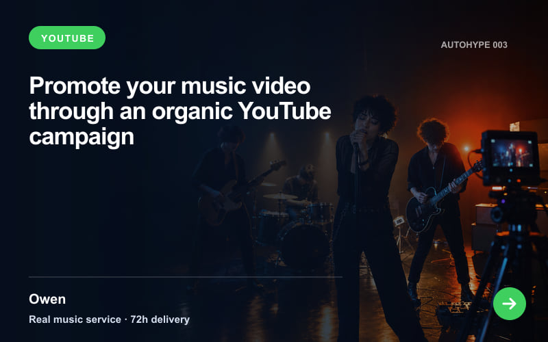 Organic YouTube promotion to 1,000+ real worldwide viewers by Owen